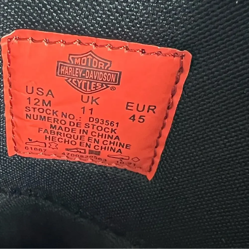 NEW Harley Davidson Men's Altman Waterproof Western Work Boots - Soft Toe 12M